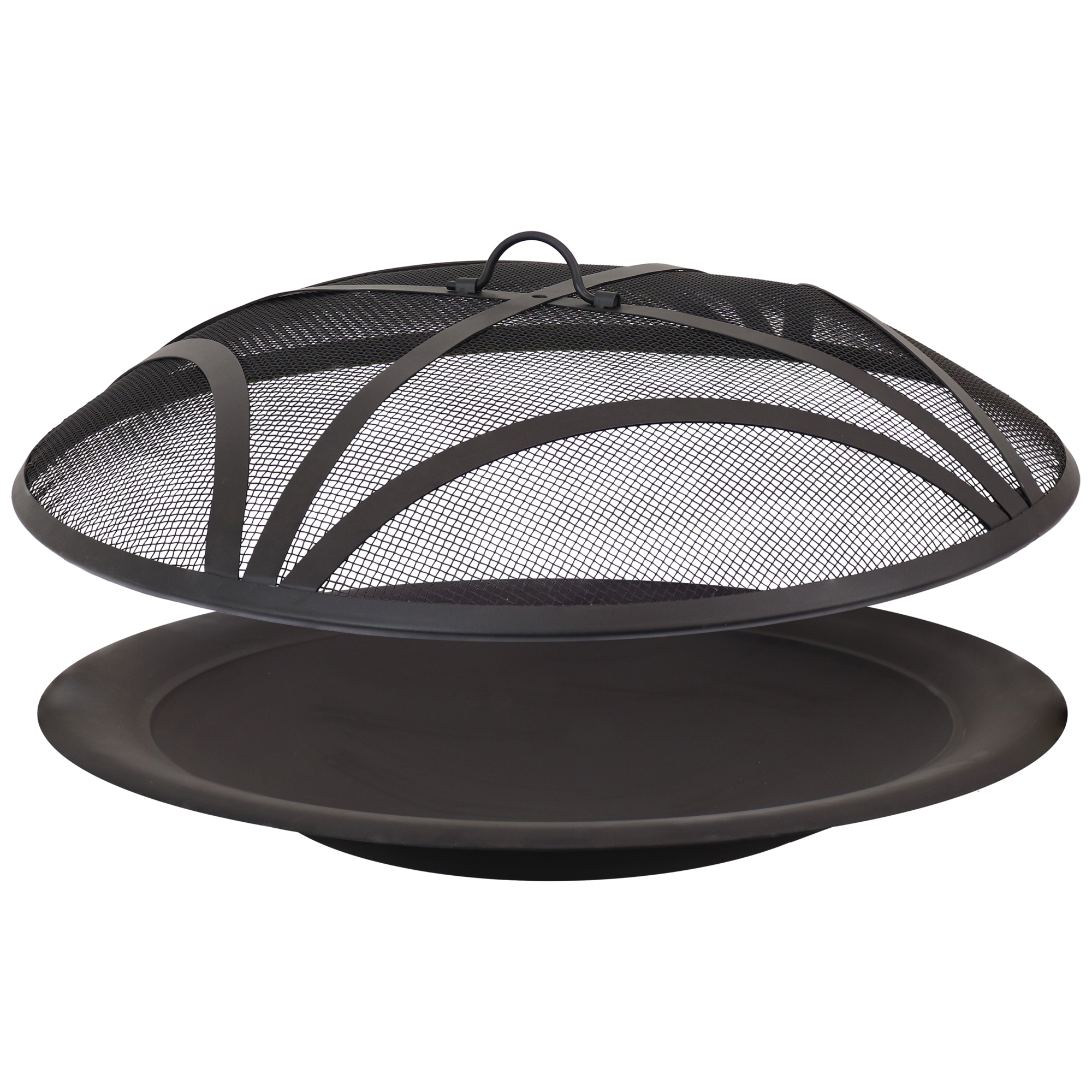 Sunnydaze Decor, 39in. Replacement Fire Bowl and Screen, Fuel Type Wood, Diameter 39 in, Material Steel, Model# NB-190-913